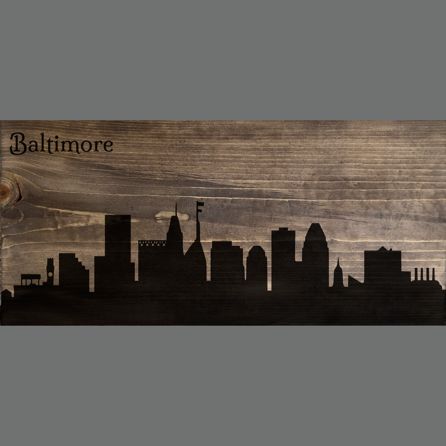 Baltimore Skyline Sign