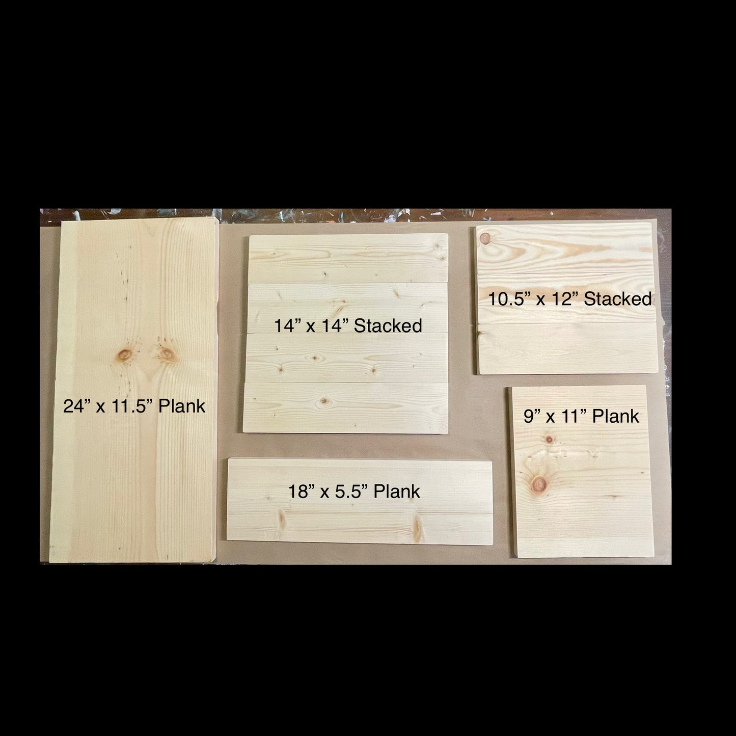 Custom Base - 9in x 11in Plank