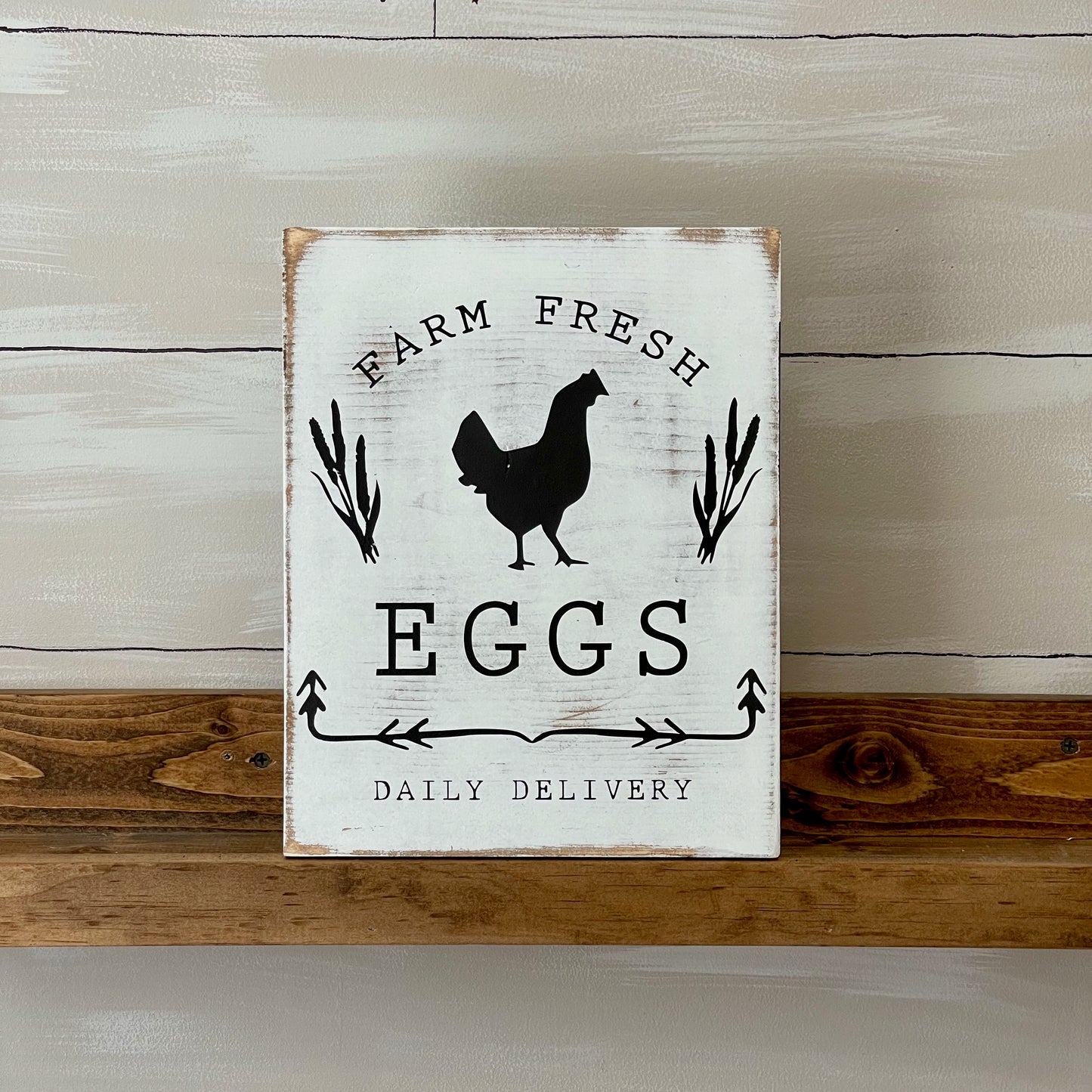 Warm Fresh Eggs Sign