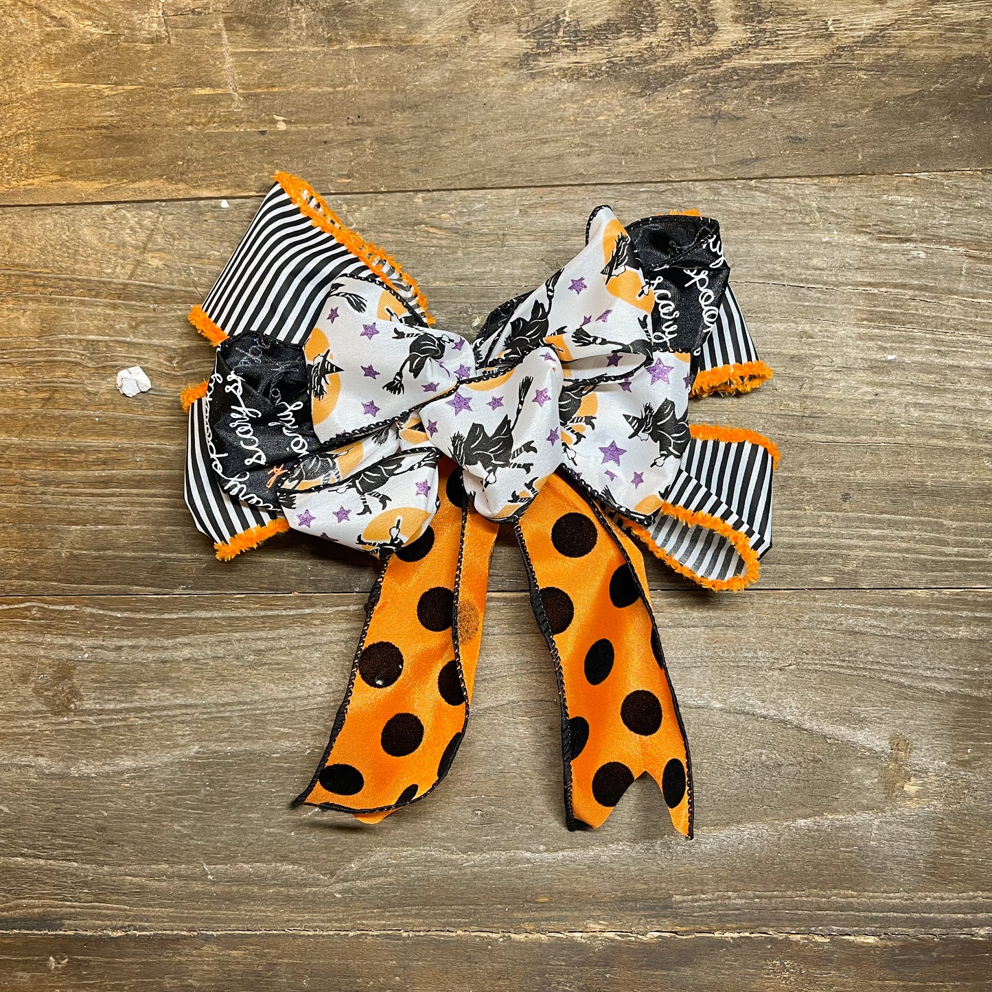 Halloween Poka Dot Bow