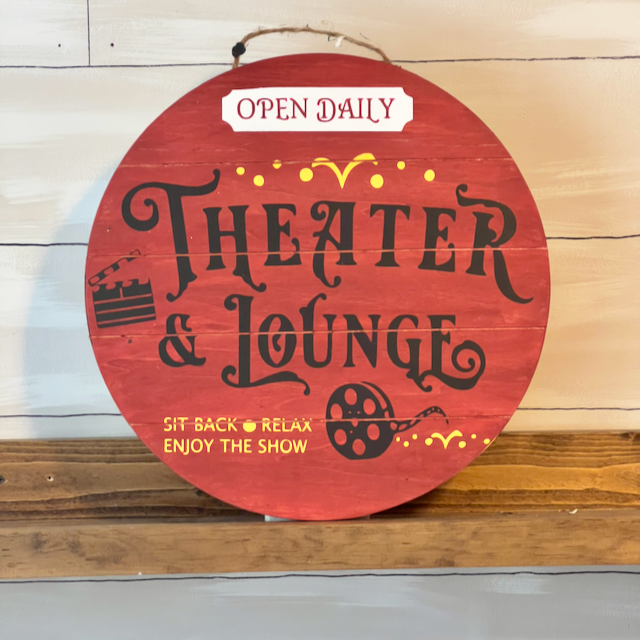 Theater Lounge Sign