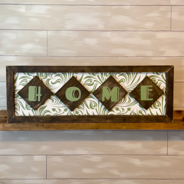 Framed Home Sign