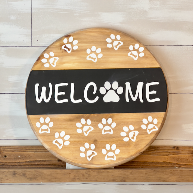 Personalized Round Door Hanger