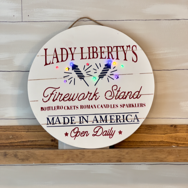 Lady Liberty Firework Stand