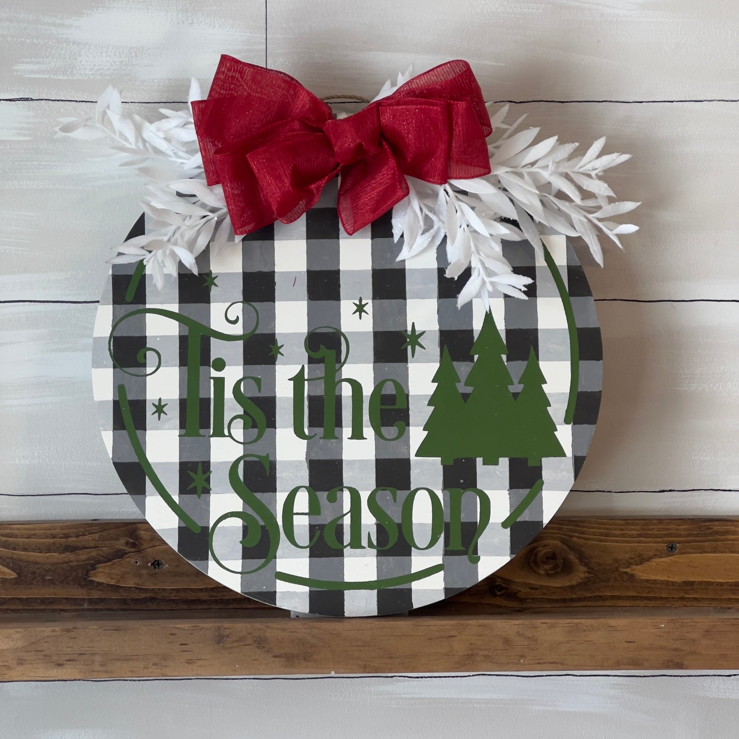 Tis The Season Door Hanger