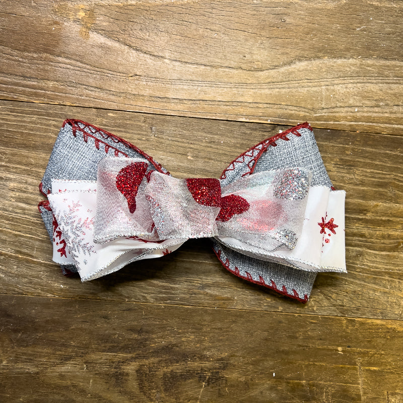 Christmas Star Red Bow