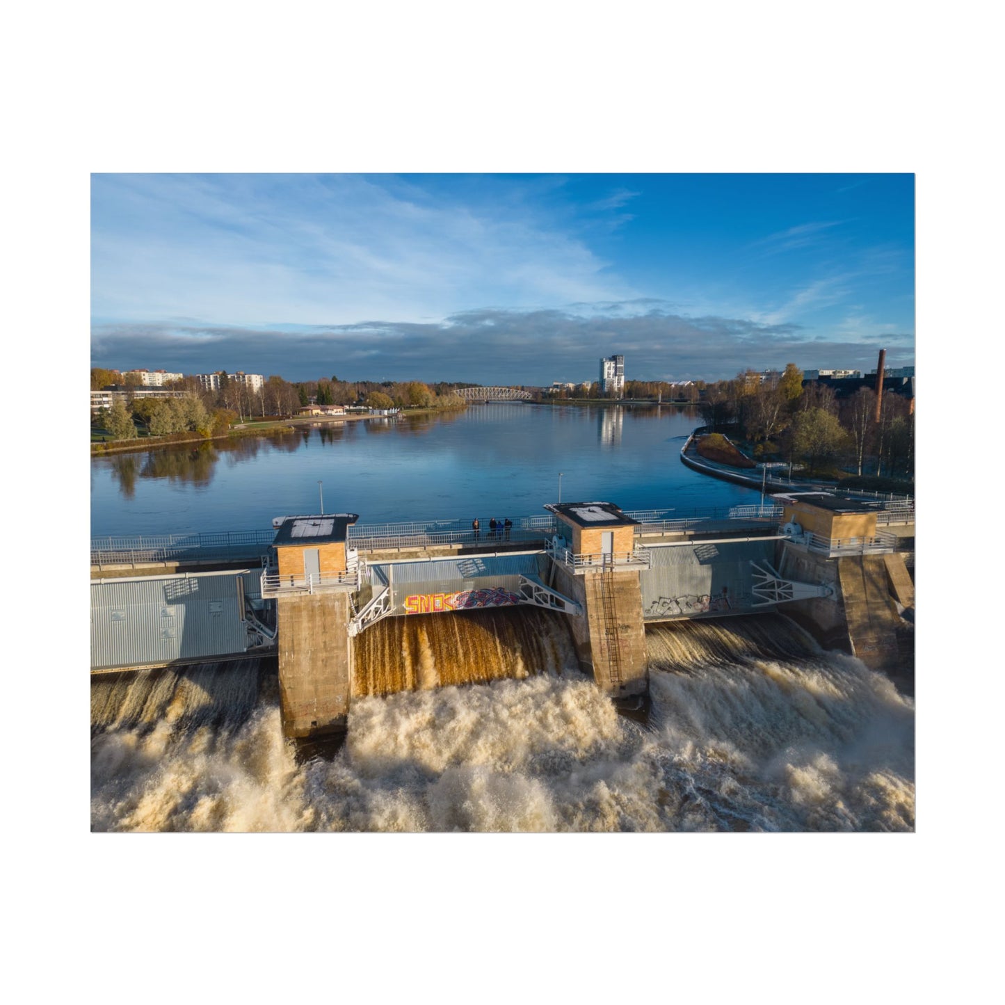 Merikoski Hydroelectric Power Plant Dam