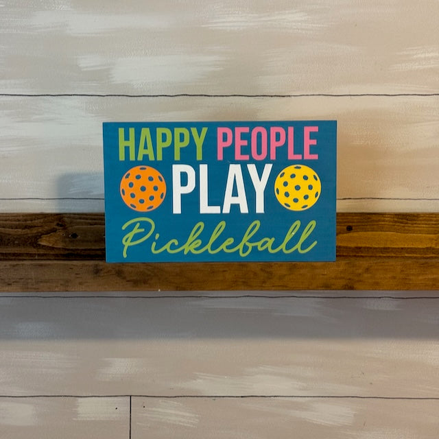 Happy People Play Pickleball