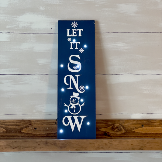 Let It Snow Lighted Sign