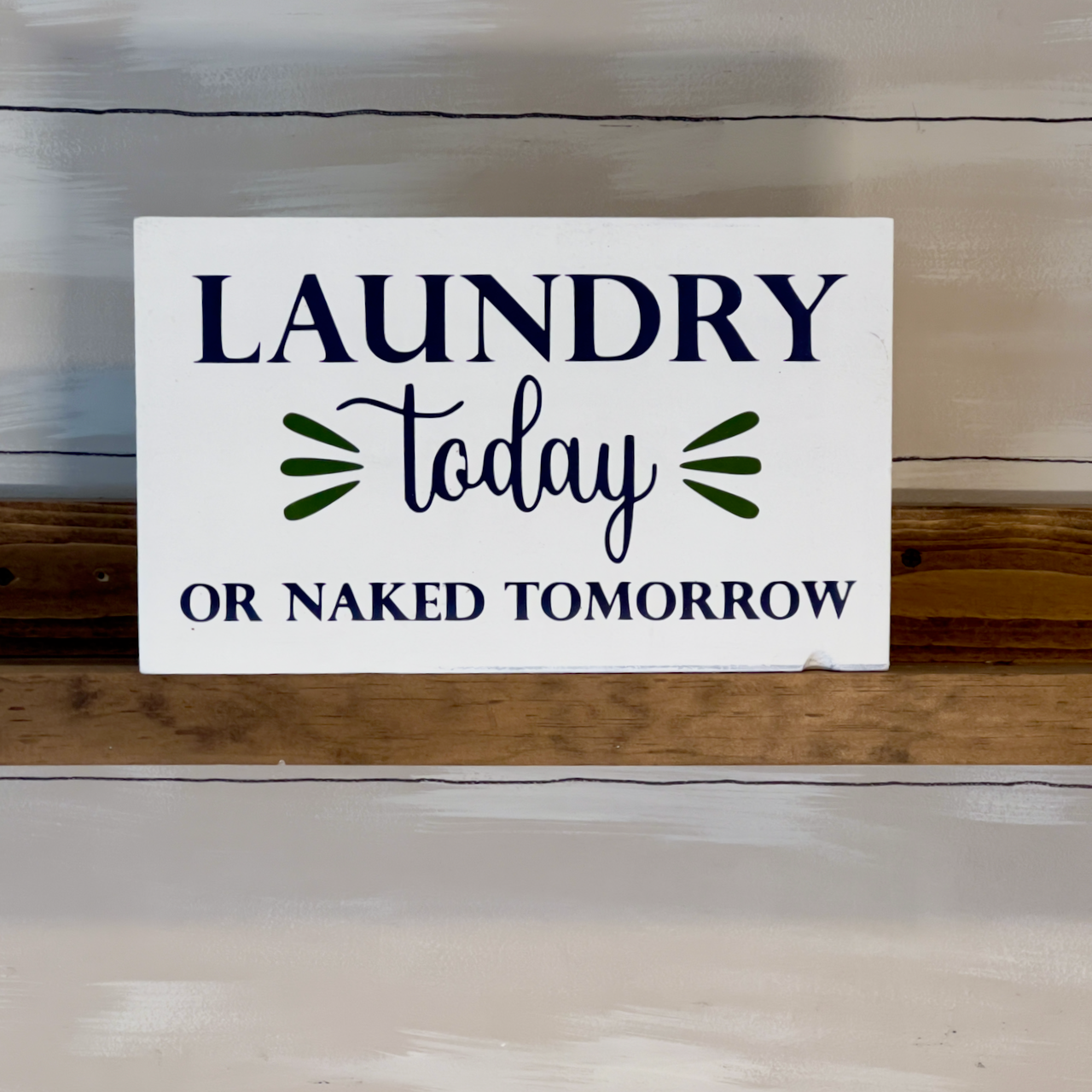 Laundry Today or Naked Tomorrow