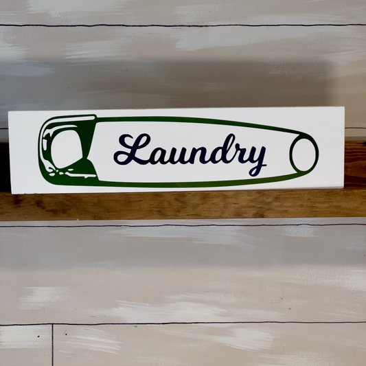 Laundry Pin Sign