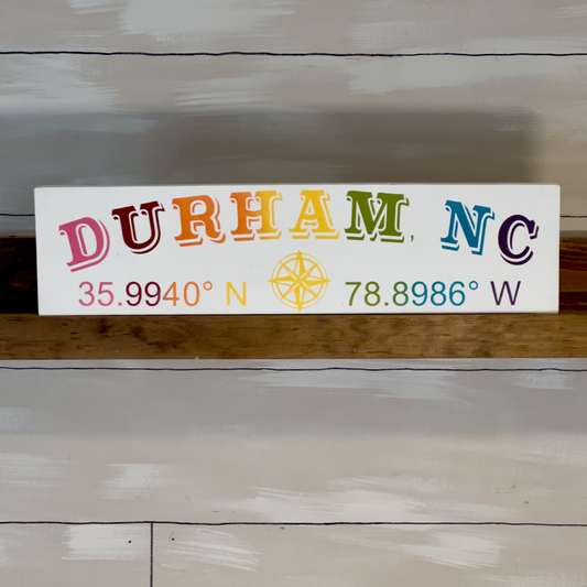Durham Pride Sign