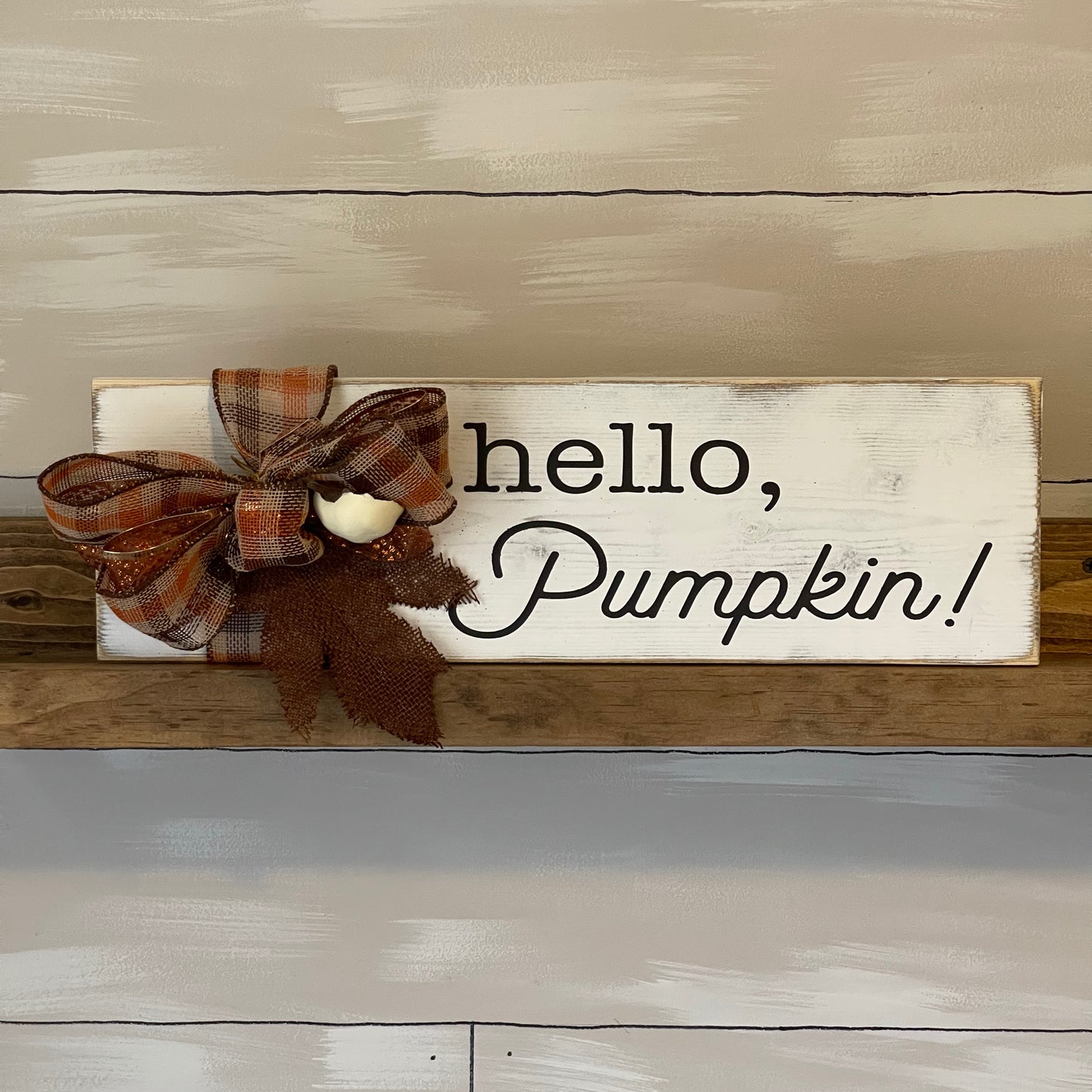 Hello Pumpkin Sign