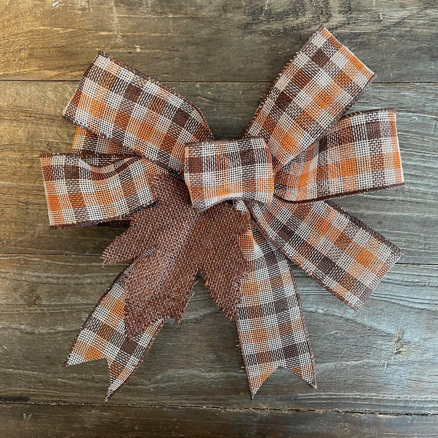 Fall Plaid Bow