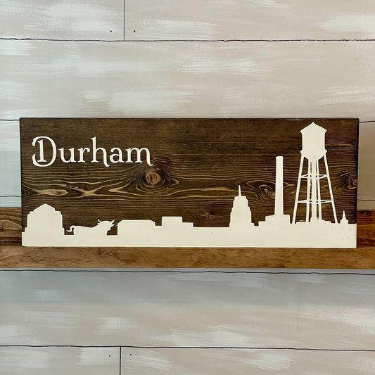 Durham Skyline Sign