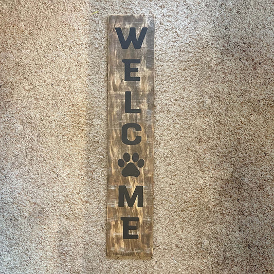 POS - Welcome Plank Sign