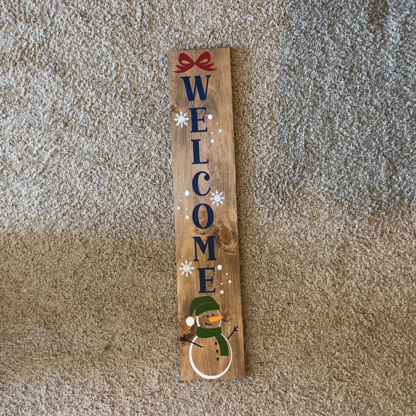 POS - Welcome Plank Sign