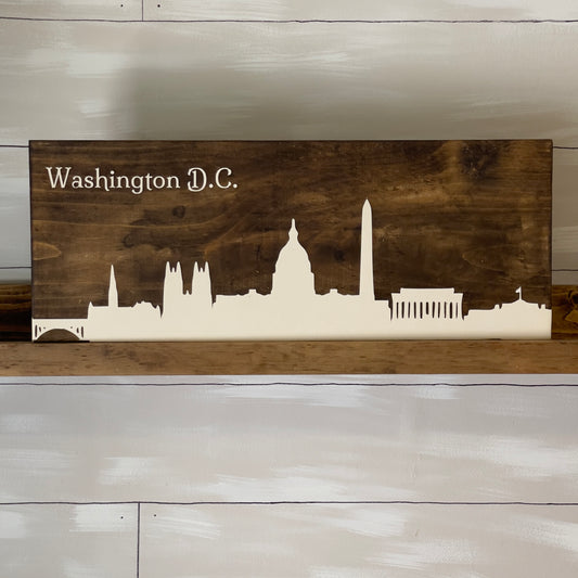 Washington DC Skyline Sign