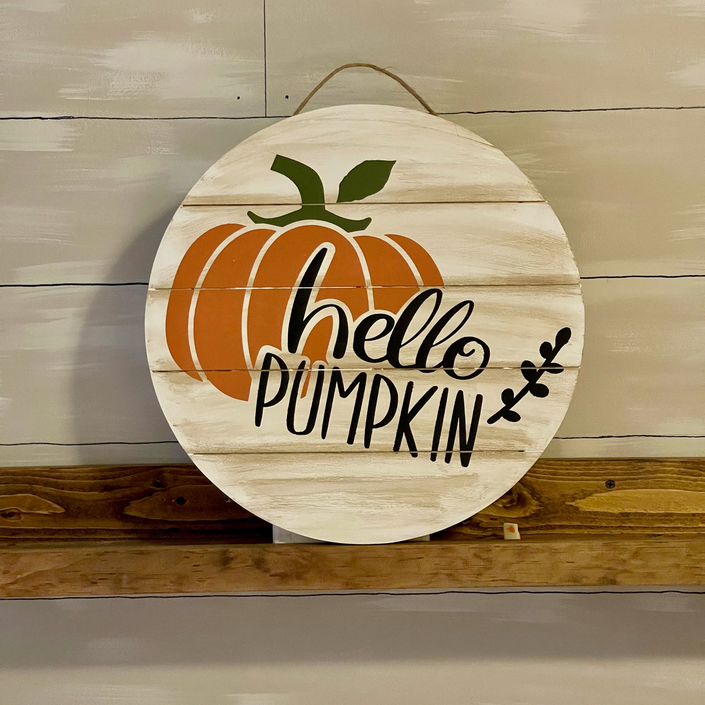 Hello Pumpkin Door Hanger