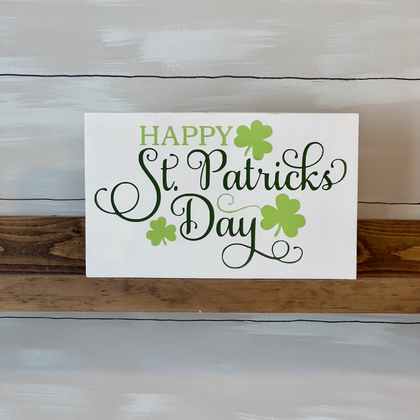 Shamrock Happy St. Patrick's Day Sign