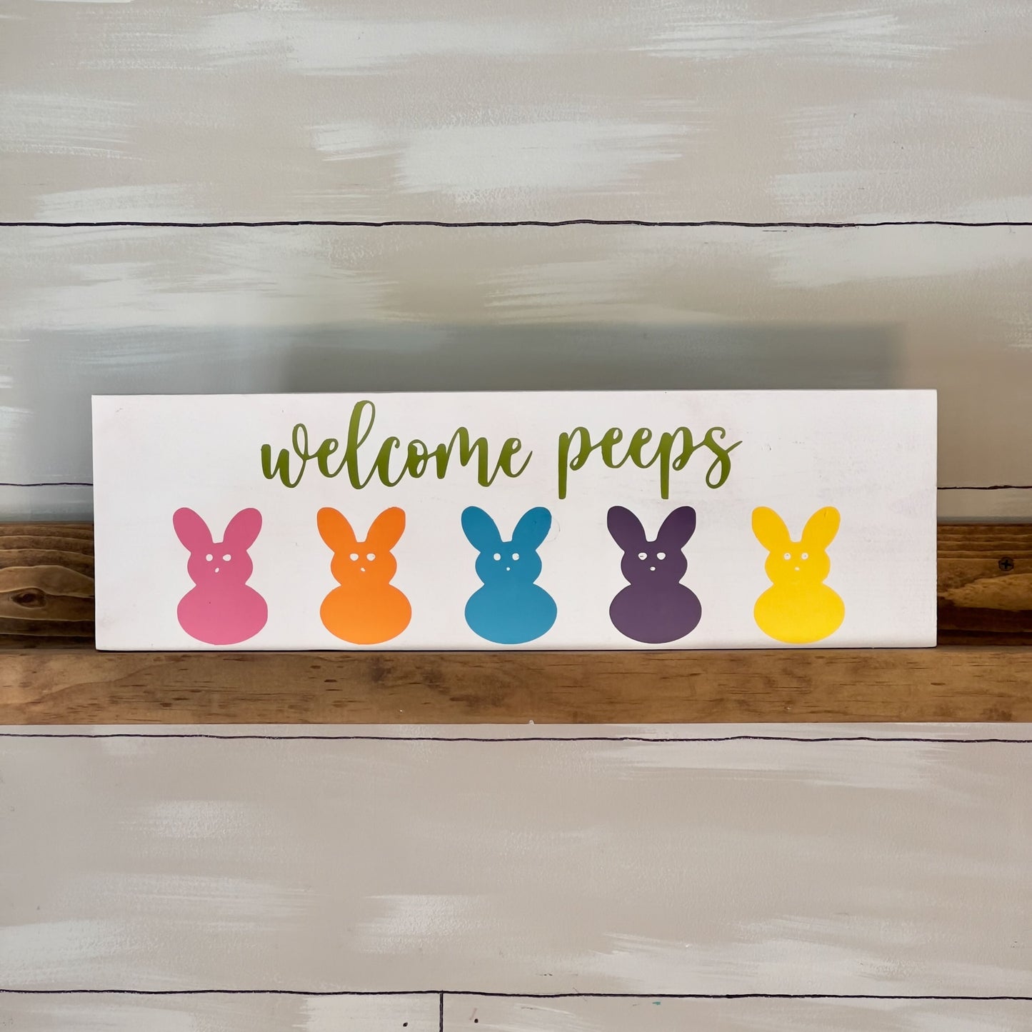 Welcome Peeps Sign