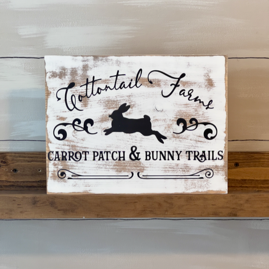 Cottontail Farms Easter Sign