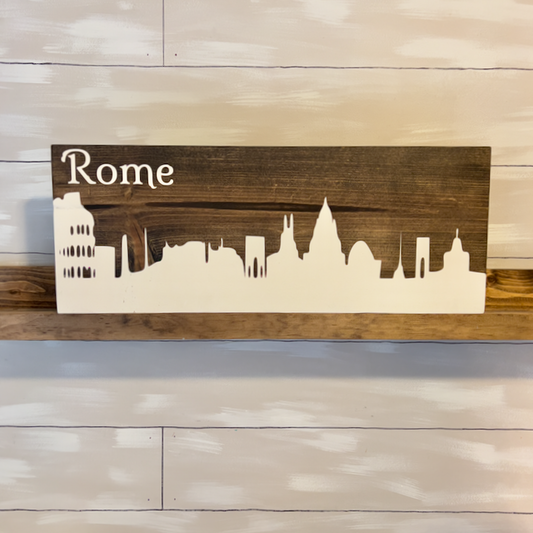 Rome Skyline Sign