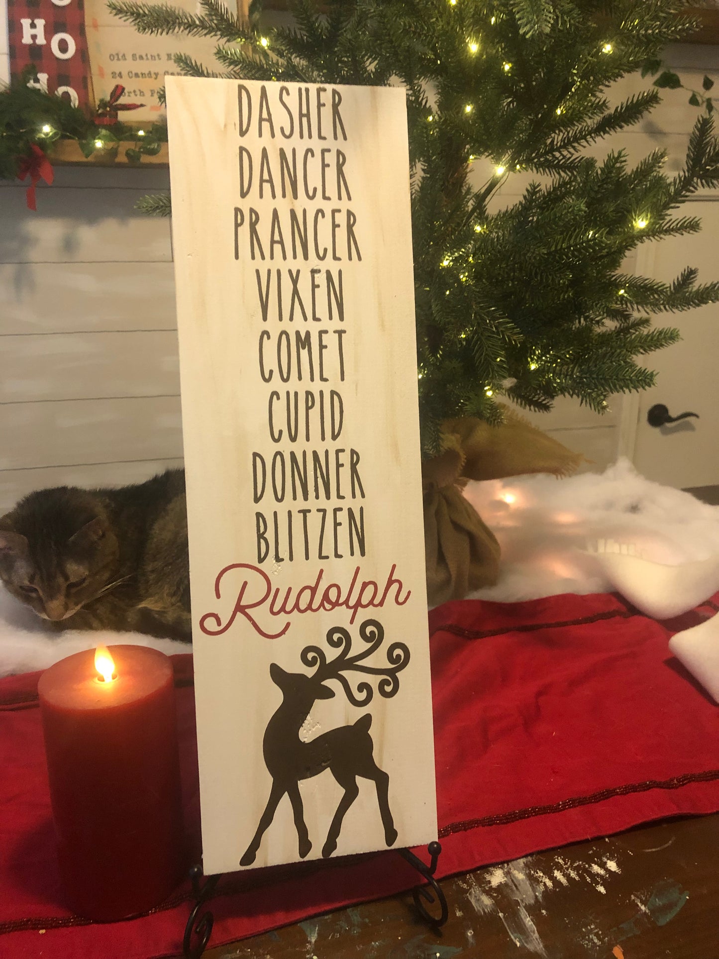 Christmas Reindeer Plank