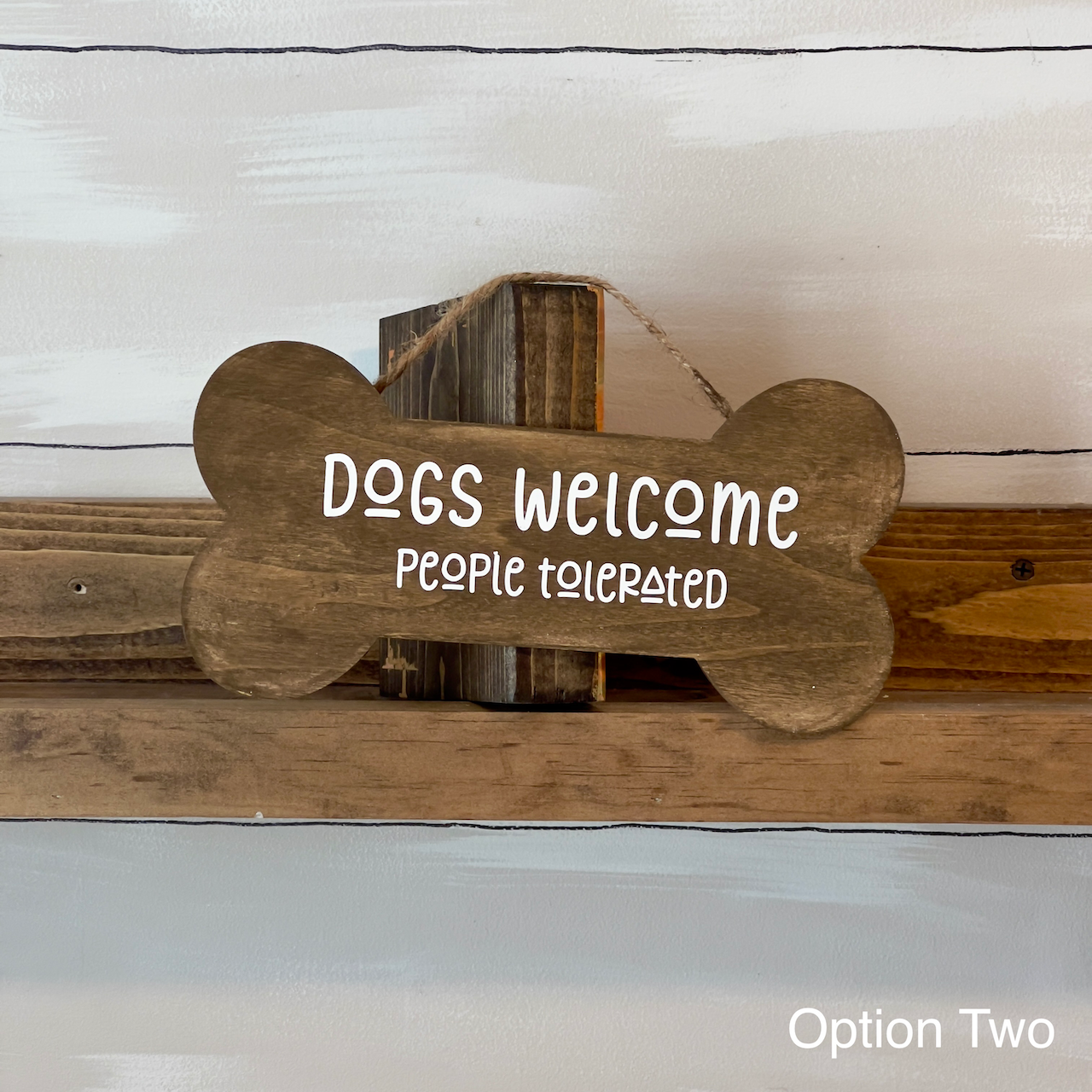 Dog Bone Hanger Sign