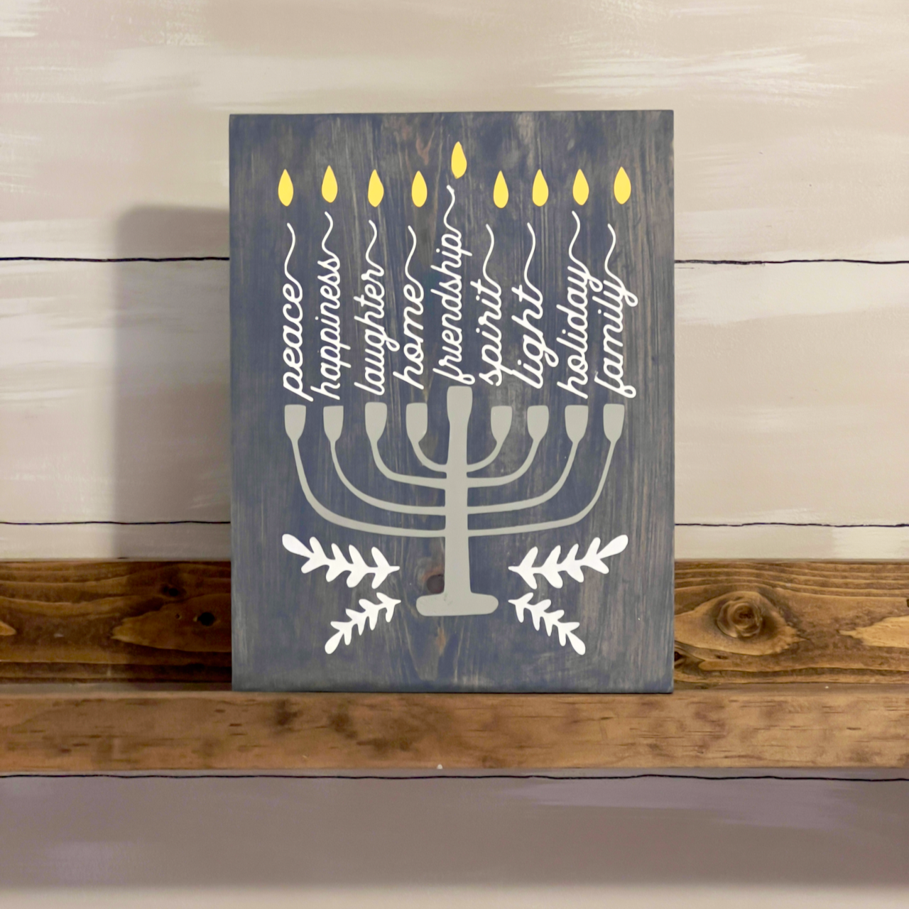 Hanukkah Menorah Sign