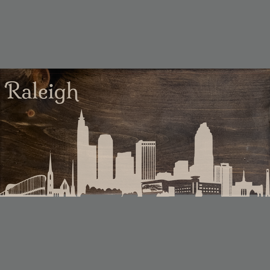 Giant Raleigh Skyline Sign