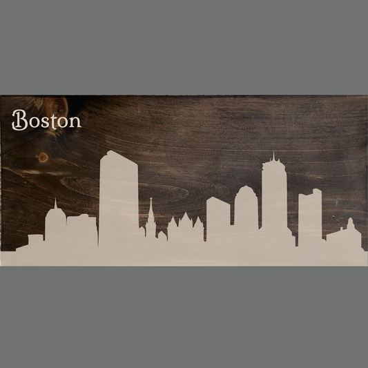 Boston Skyline Sign