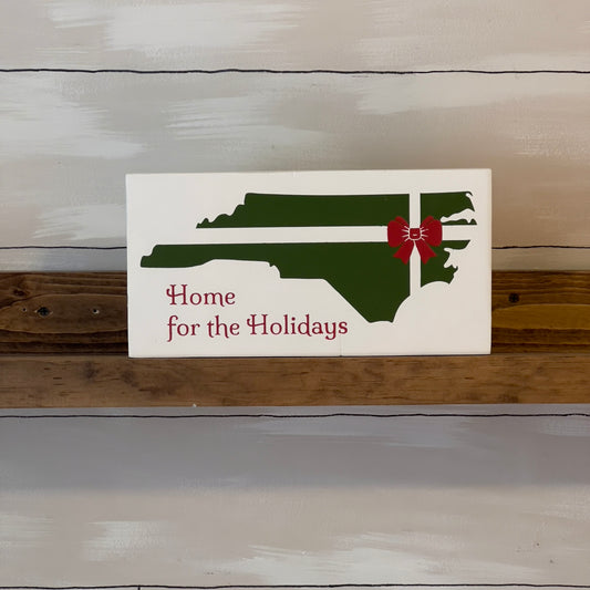 Home For The Holidays - Carolina Sign