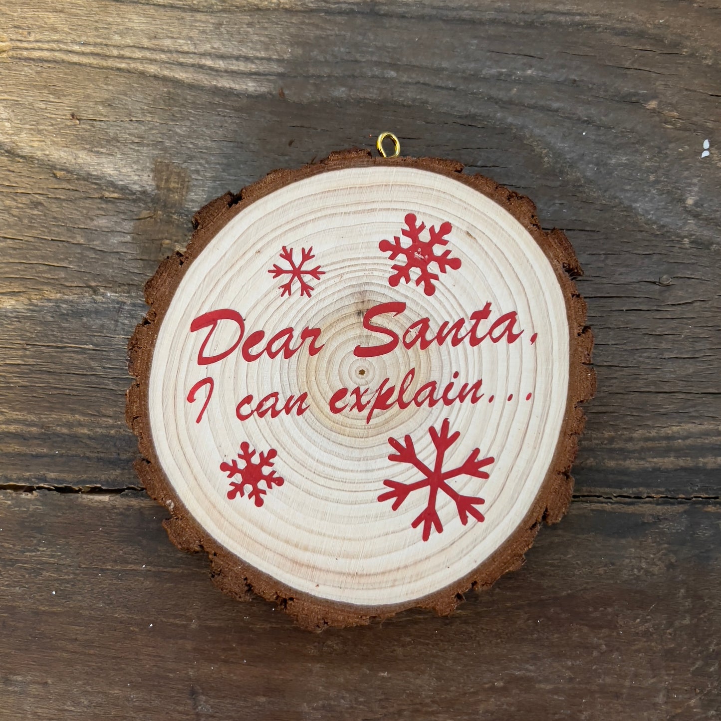 Wooden Christmas Ornaments