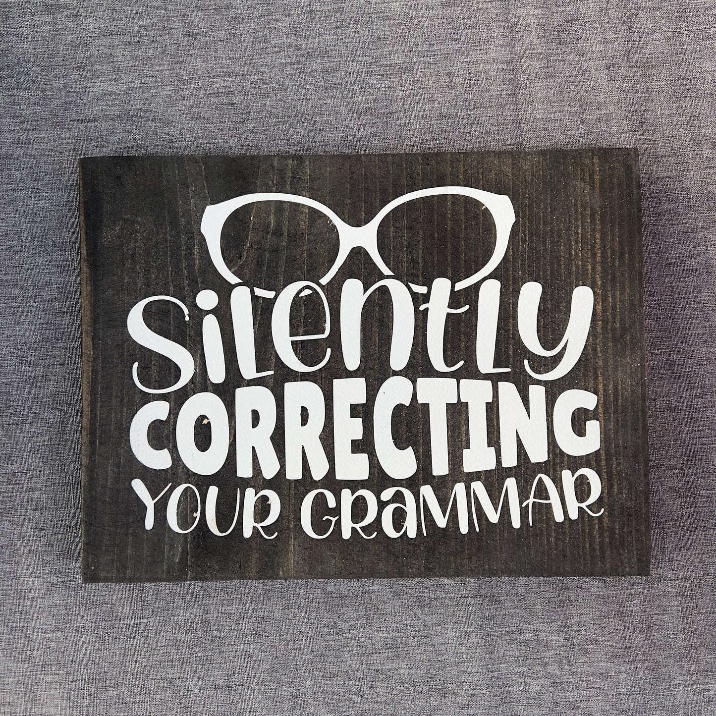 Silently Correcting Your Grammar Sign