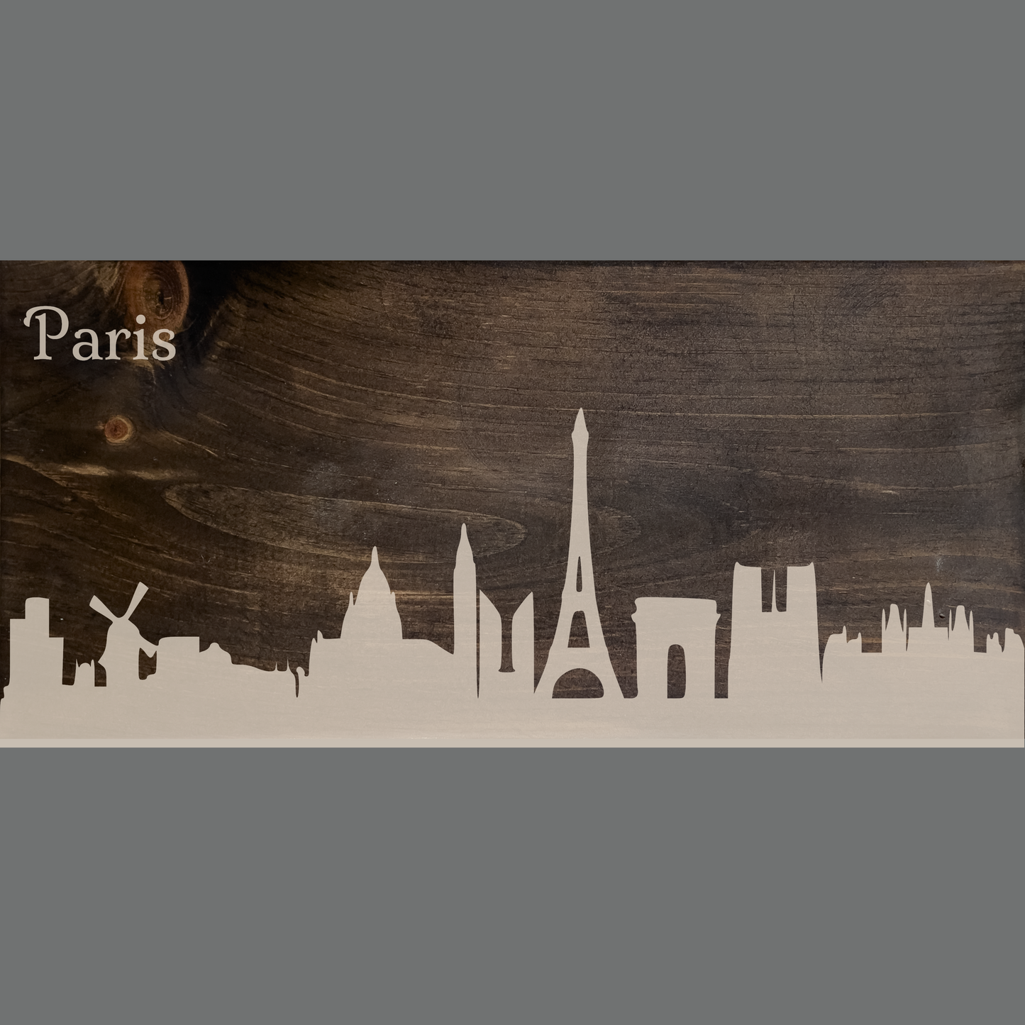 Paris Skyline Sign