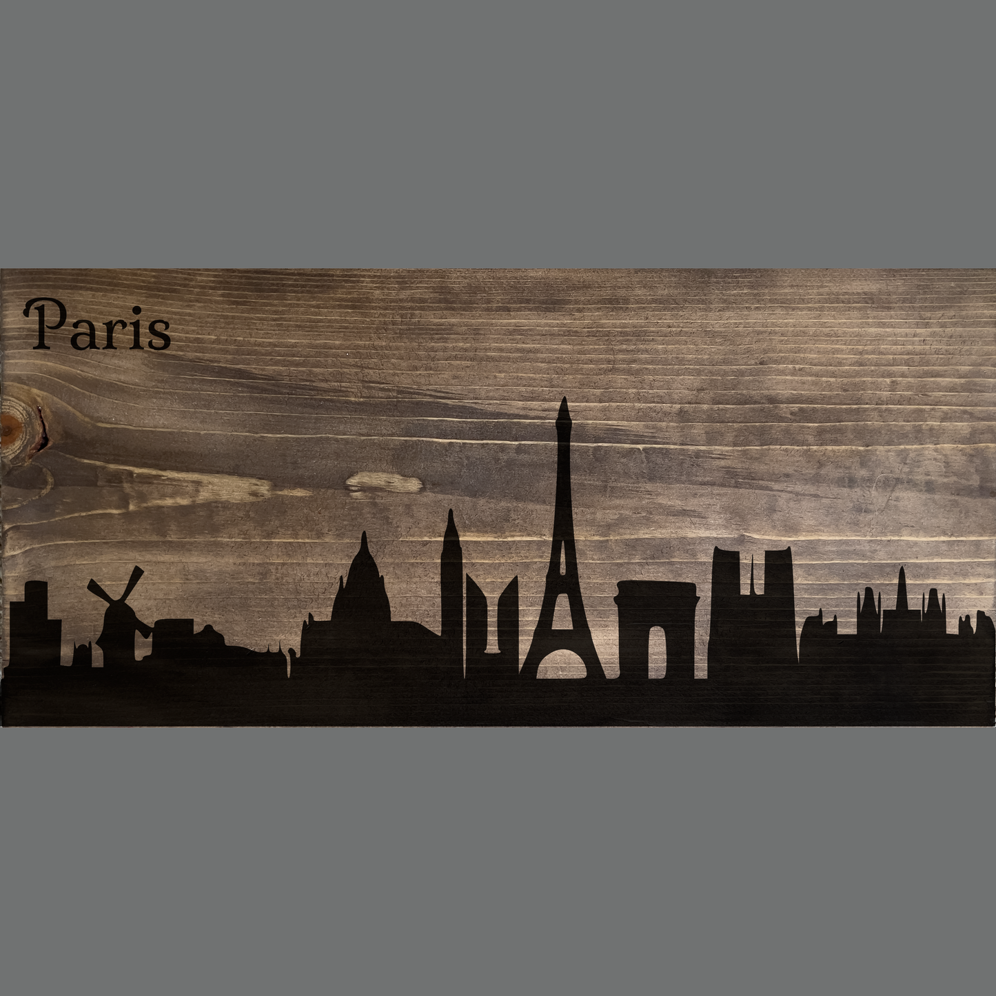 Paris Skyline Sign