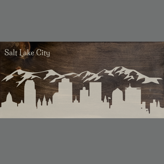 Salt Lake City Skyline Sign