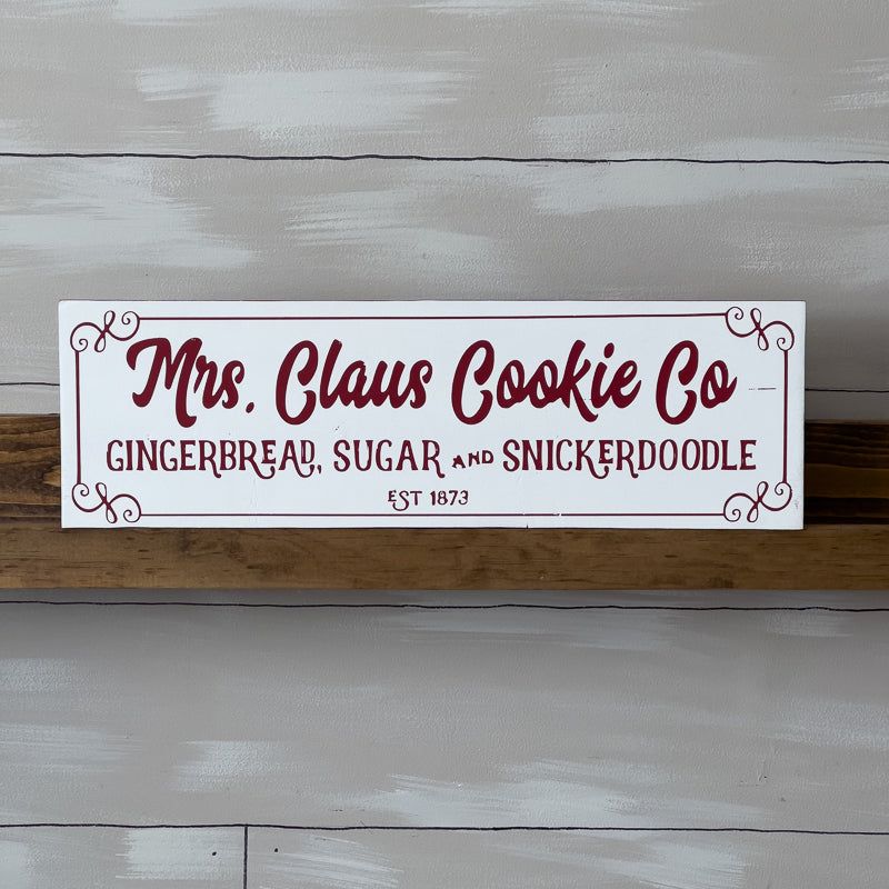 Mrs Claus Cookie Co Sign