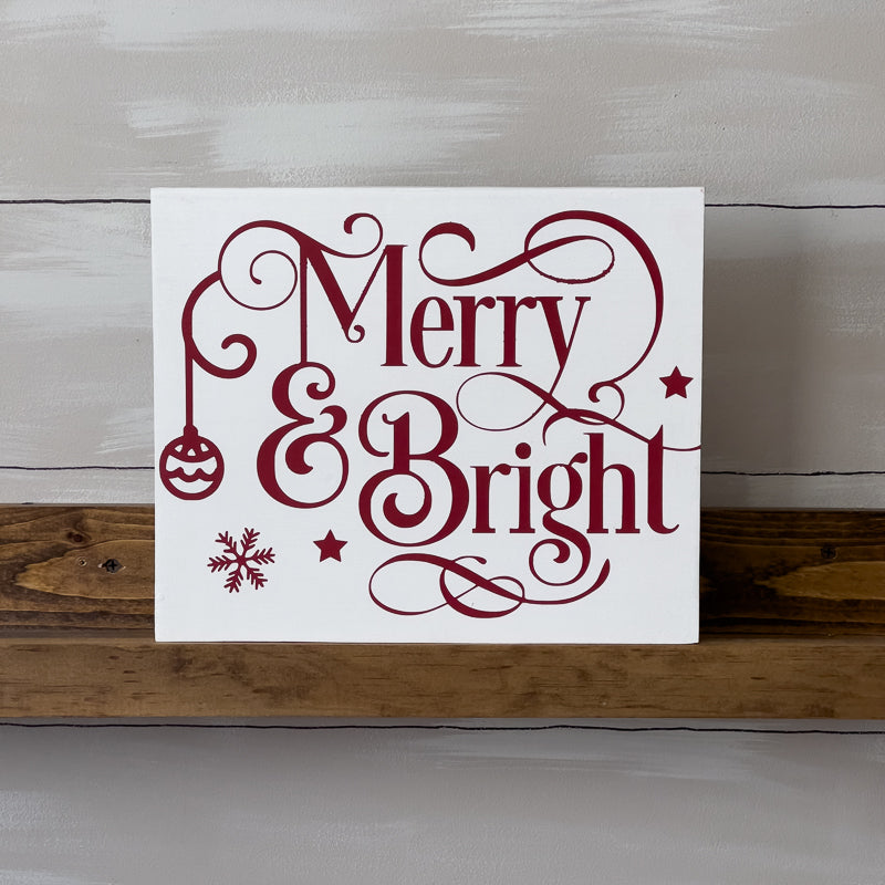 Merry & Bright Sign